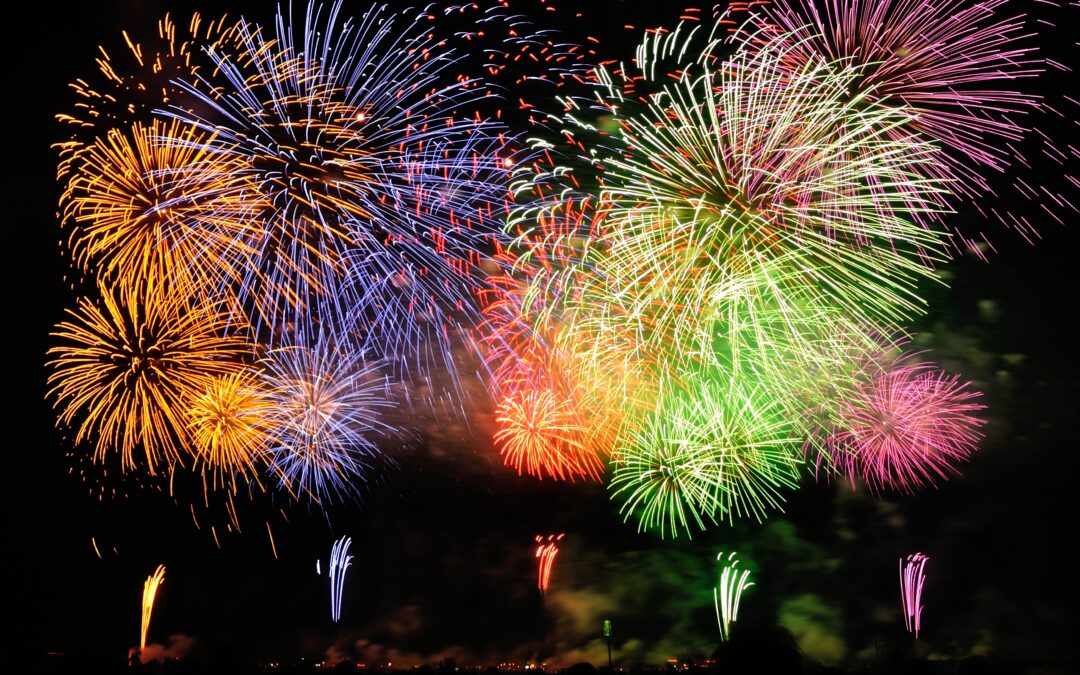 Fireworks that accompany the celebration